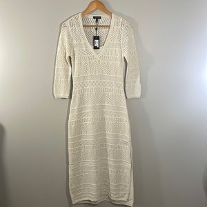 rag & bone Renee Long Dress. Sweater Dress. Ivory. Size M.